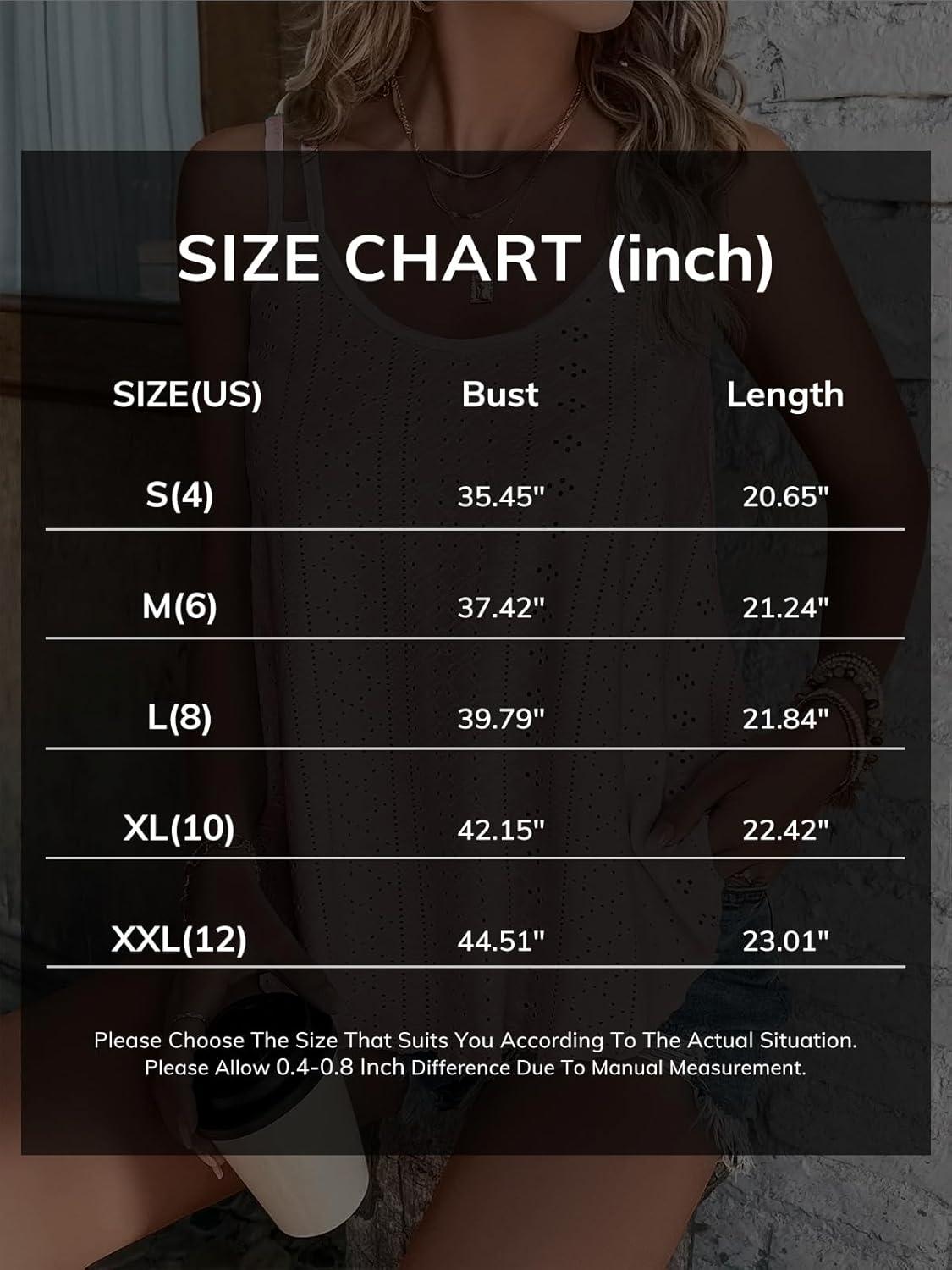 imageATHMILE Womens Tank Tops Sleeveless Summer Top Spaghetti Strap Spring Shirt Loose Fit Beach Vacation 2026 CasualBrown