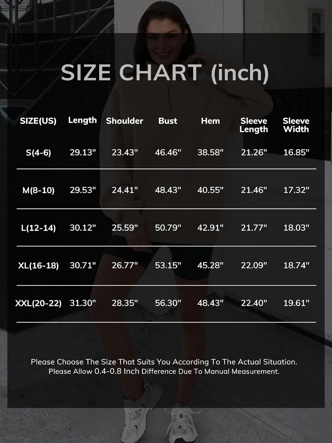 image:imageATHMILE Womens Oversized Sweatshirts Fall Fashion Hoodies Half Zip Fleece Pullover Long Sleeve Y2K Clothes with Side PocketsDarkpink