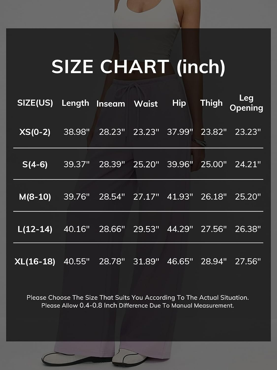 image:imageATHMILE Womens Wide Leg Sweatpants Low Rise Baggy Pants Fall Fashion Lounge Lightweight Sweat Pants with PocketsNavy