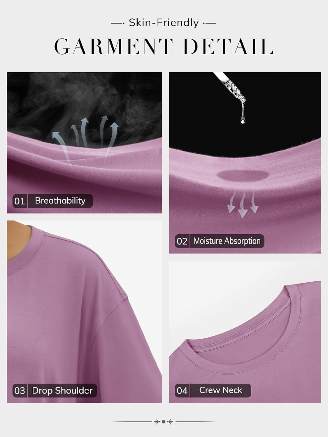 image:imageATHMILE Womens Oversized T Shirts Short Sleeve Workout Tops Cotton Casual Loose Fit Basic Graphics Gym Summer Plus Size Fashion ClothesZpurple