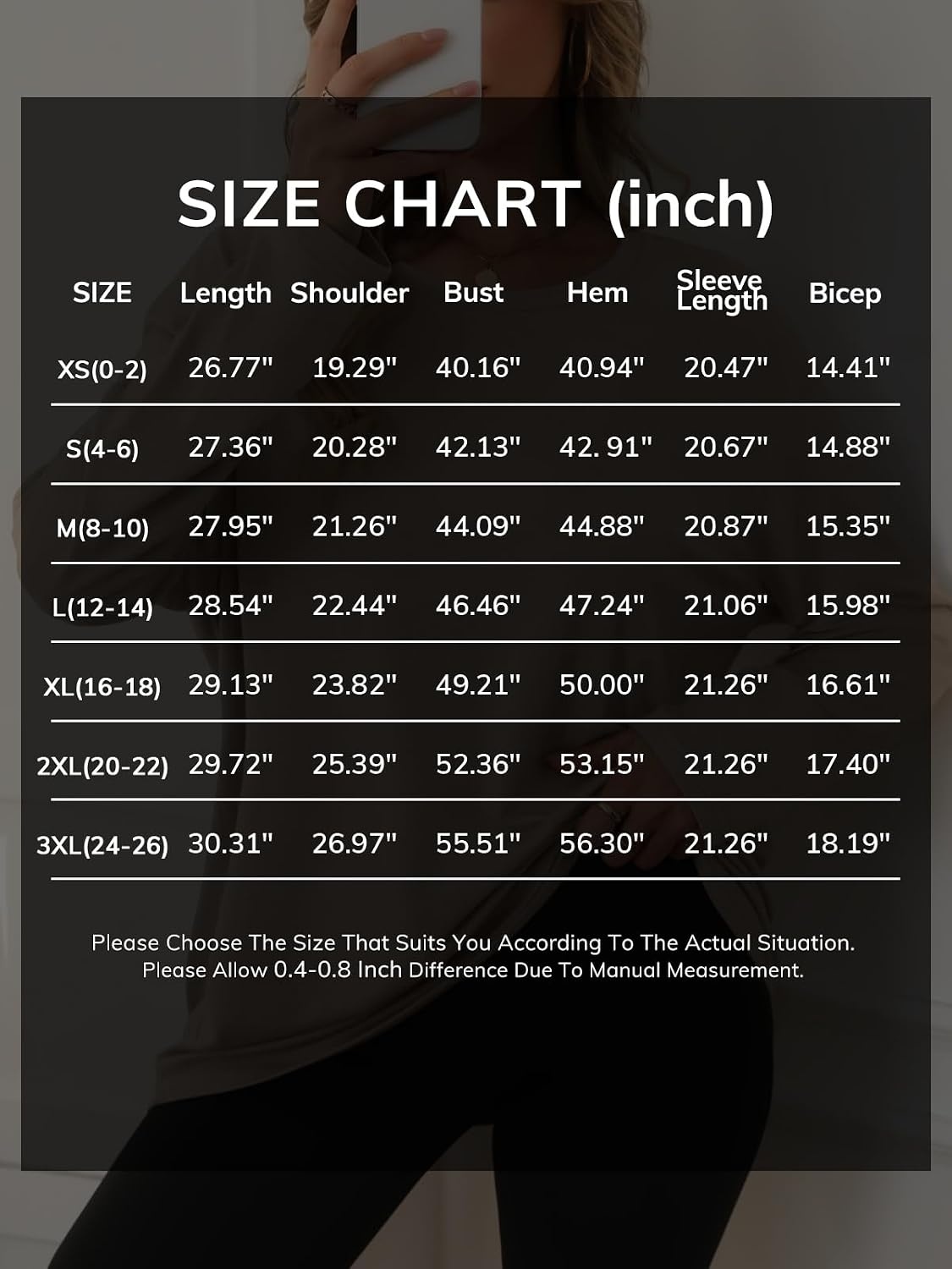 image:imageATHMILE Oversized Long Sleeve Shirts for Women Casual TeeGrey